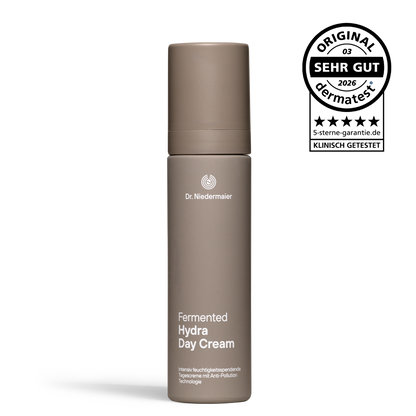 Fermented Hydra Day Cream mit Dermatest-Siegel „Sehr gut“