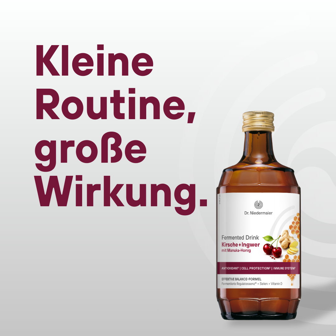 Fermented Drink Kirsche + Ingwer mit Manuka-Honig
